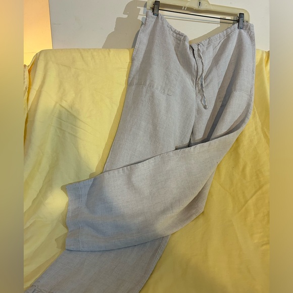 Chelsea 28 khaki colored linen pants Size 1 - Picture 7 of 9
